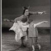 Unidentified dancer and John Megna in the stage production Greenwillow