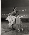 Unidentified dancer and John Megna in the stage production Greenwillow