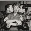 Buzz Miller, Judy Holliday and Gerald Teijelo in the stage production Hot Spot