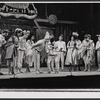 Joseph Bova [center wearing derby] and unidentified others in the stage production Hot Spot