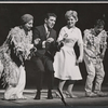 Arny Freeman, Joseph Campanella, Judy Holliday and Joe Bova in the stage production Hot Spot