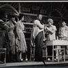 Joseph Campanella, Judy Holliday, Joe Bova and unidentified others in the stage production Hot Spot