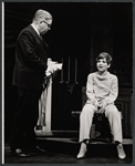 Hiram Sherman and Brenda Vaccaro in the stage production How Now Dow Jones