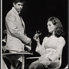 Tony Roberts and Marlyn Mason in the stage production How Now Dow Jones