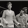 Brenda Vaccaro [left foreground] and unidentified others in the stage production How Now Dow Jones