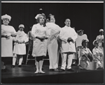 Fran Stevens, Madeline Kahn and Sammy Smith [center] and unidentified others in the pre-Broadway tryout of the stage production How Now Dow Jones