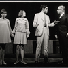 Brenda Vaccaro, Marlyn Mason, Tony Roberts and Hiram Sherman in the stage production How Now Dow Jones