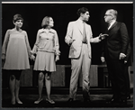 Brenda Vaccaro, Marlyn Mason, Tony Roberts and Hiram Sherman in the stage production How Now Dow Jones