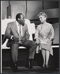 Godfrey Cambridge and Molly Picon in the stage production How to Be a Jewish Mother 