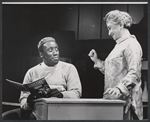 Godfrey Cambridge and Molly Picon in the stage production How to Be a Jewish Mother 