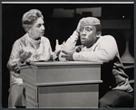 Molly Picon and Godfrey Cambridge in the stage production How to Be a Jewish Mother 