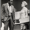 Godfrey Cambridge and Molly Picon in the stage production How to Be a Jewish Mother 