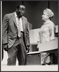 Godfrey Cambridge and Molly Picon in the stage production How to Be a Jewish Mother 