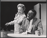 Molly Picon and Godfrey Cambridge in the stage production How to Be a Jewish Mother 