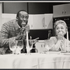 Godfrey Cambridge and Molly Picon in the stage production How to Be a Jewish Mother 