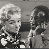 Molly Picon and Godfrey Cambridge in rehearsal for the stage production How to Be a Jewish Mother 