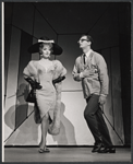 Virginia Martin and Charles Nelson Reilly in the stage production How to Succeed in Business Without Really Trying