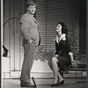 Robert Morse and Bonnie Scott in the stage production How to Succeed in Business Without Really Trying