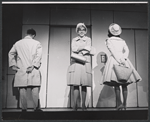 Robert Morse, Claudette Sutherland and Bonnie Scott in the stage production How to Succeed in Business Without Really Trying