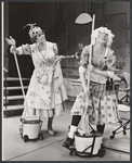 Silver Saundors and Mara Landi in the stage production How to Succeed in Business Without Really Trying