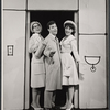 Darryl Hickman, Michele Lee and unidentified in the stage production How to Succeed in Business