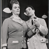 Darryl Hickman [right] and unidentified in the stage production How to Succeed in Business Without Really Trying