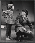 Valerie Lee and Craig Stevens in the stage production Here's Love