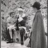 Laurence Naismith and unidentified actresses in the stage production Here's Love