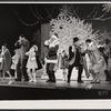 Craig Stevens, Valerie Lee, Laurence Naismith, and company in the stage production Here's Love