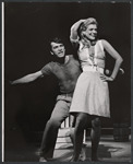 Nikos Kourkoulos and Melina Mercouri in the stage production Illya Darling