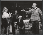 Melina Mercouri, Joe E. Marks and Rudy Bond in the stage production Illya Darling