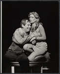 Melina Mercouri and unidentified in the stage production Illya Darling