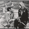 Orson Bean and Melina Mercouri in the stage production Illya Darling