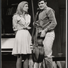 Melina Mercouri and Orson Bean in the stage production Illya Darling