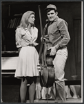 Melina Mercouri and Orson Bean in the stage production Illya Darling