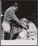 Orson Bean and Melina Mercouri in the stage production Illya Darling