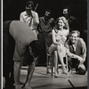 Melina Mercouri and ensemble in the stage production Illya Darling