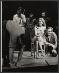 Melina Mercouri and ensemble in the stage production Illya Darling