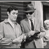 Orson Bean [left], Despo Diamantidou [right] and unidentified [center] in the stage production Illya Darling