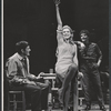 Orson Bean, Melina Mercouri and ensemble in the stage production Illya Darling