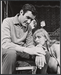 Orson Bean and Melina Mercouri in the stage production Illya Darling