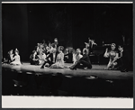 Ensemble in the stage production Irene