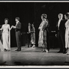 Ruth Warrick, Ted Pugh [left] and ensemble in the stage production Irene