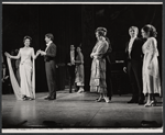 Ruth Warrick, Ted Pugh [left] and ensemble in the stage production Irene