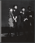 Keith Michell [center] and ensemble in the stage production Irma La Douce