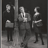 Keith Michell, Clive Revill and Elizabeth Seal in the stage production Irma La Douce