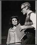 Patricia Marand and Don Chastain in the stage production It's a Bird..it's a plane..it's Superman