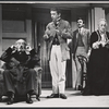 Roland Culver [far left], Ethel Griffies [far right] and unidentified others in the stage production Ivanov
