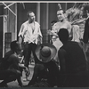 Joe Adams, Ricardo Montalban and unidentified others in the 1957 stage production Jamaica