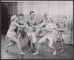 Ricardo Montalban and unidentified others in the 1957 stage production Jamaica